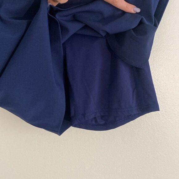 Lilly Pulitzer Luxletic UPF 50+ Luxletic 17" Monica Skort Navy Blue Size 2 - Picture 7 of 10